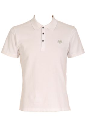 Soviet Black Wire Panel Polo Shirt