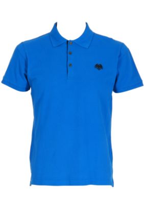 Soviet Black Wire Panel Polo Shirt