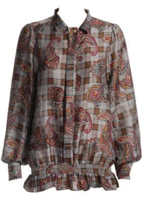 Replay Paisley Silk Shirt
