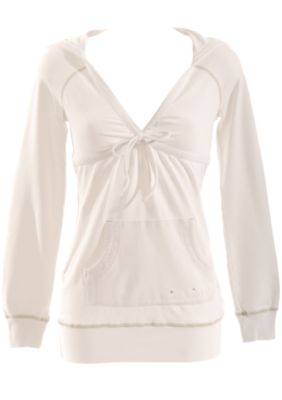 Miss Sixty Marnie V-neck Hooded Sweat