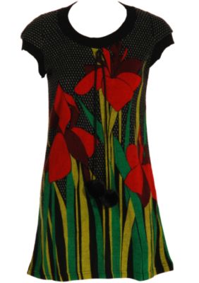 Yumi Pom Pom Dress