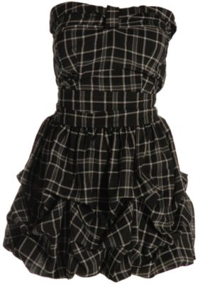 Yumi Check Dress 