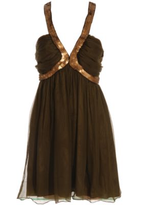 Prophecy Grecian Sequin Dress 