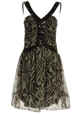 Prophecy Sequin Crepe Dress