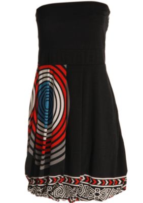 Mina Flower Dancing Q Boob Tube Dress 