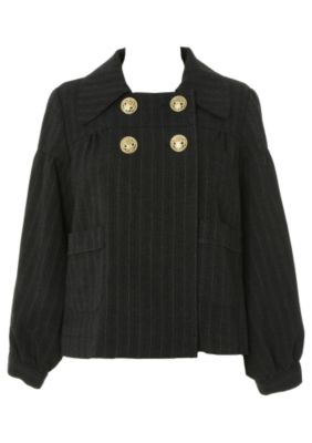 S'Nob Barke crop bttn frt jkt