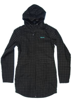 Bench print long jacket